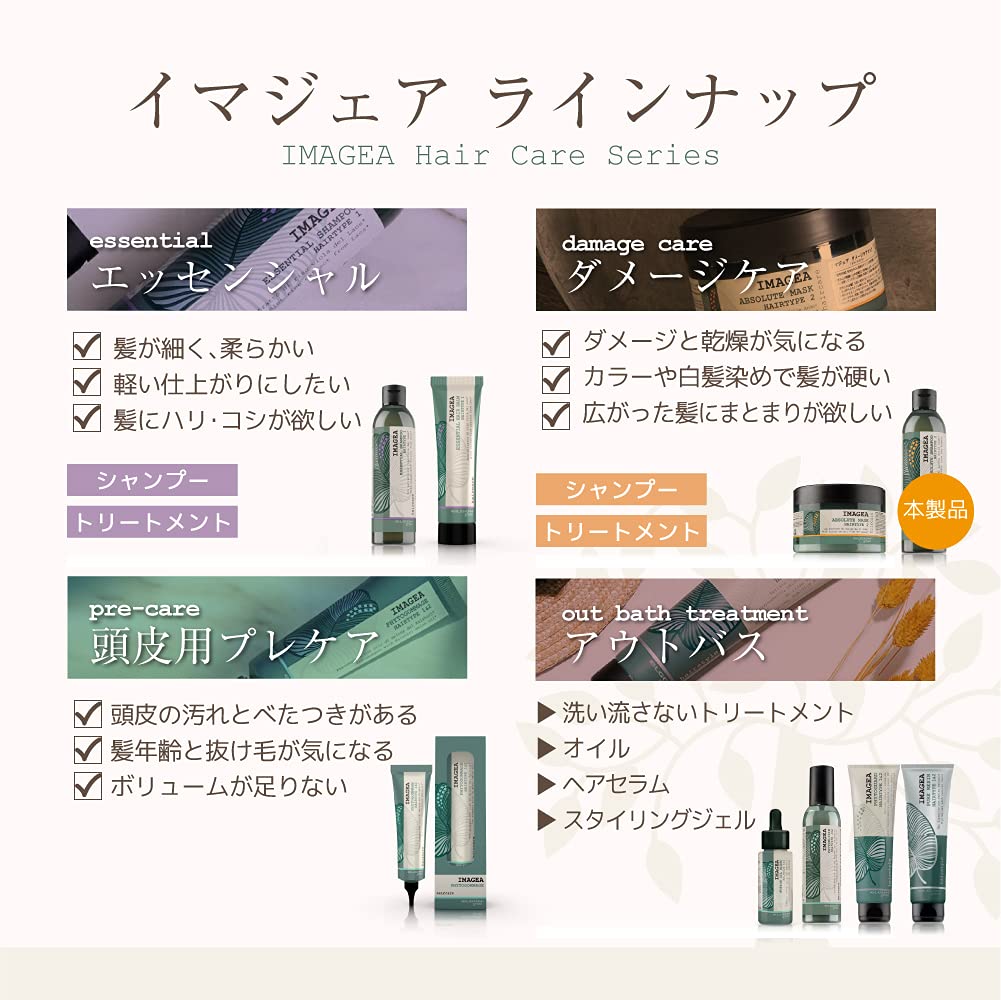 eLGON Imager Damage Care Shampoo [Shiny Hair] Organic Superfood 250ml (Value Pack of 2)