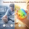 Slow Rising Dumpling Squishy Toys Rainbow Color Sensory Fidget Ball Squishy Dumpling  Anxiety ADHD