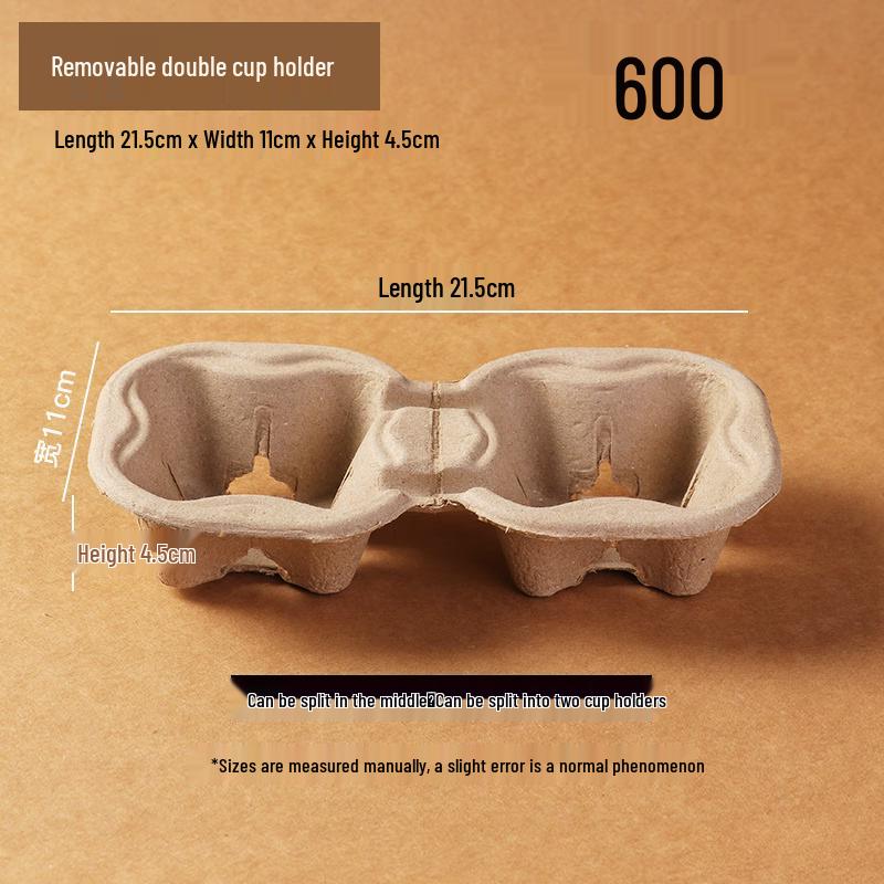 

Disposable Beverage Takeout Cup Holders 600 Pcs