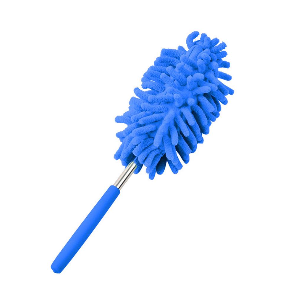 Retractable Flexible Chenille Dust Removal Duster Brush Microfiber Cleaning Tool