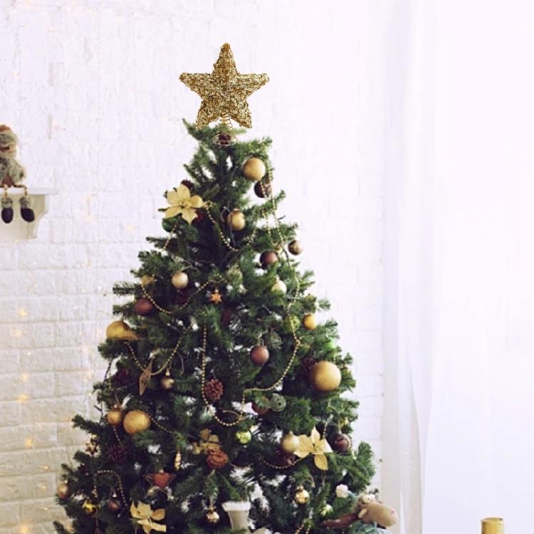 Christmas Tree Star Decors Festival Star Tree Decoration for Christmas Tree Elegant Tabletop Ornament