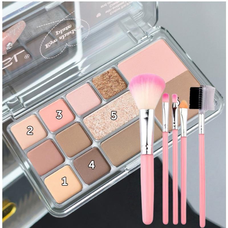 Mgl Twelve Color Low Saturation Pink Eyeshadow Palette For Daily Commute