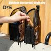Outdoor Cutlery Storage Bag with Mesh Pocket Waterproof Portable Travel Camping Picnic Chopstick Fork Spoon Utensils Organizer Drying Carrying Bag