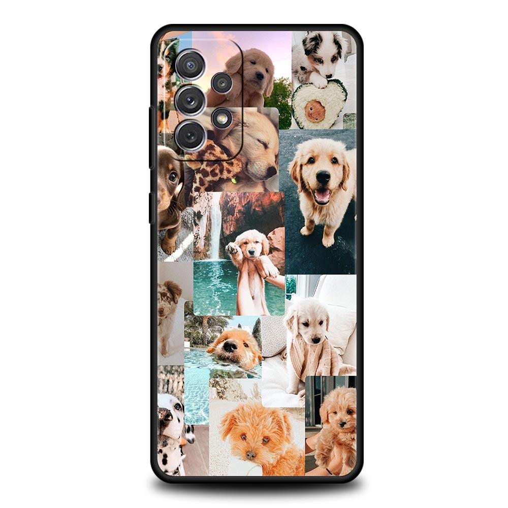 Custodia Telefono Amico Golden Retriever per Samsung Galaxy A51 A71 A21S A12 A11 A31 A52 A41 A32 A01 A23 A33 A53 A73 A03S A13 5G Cover