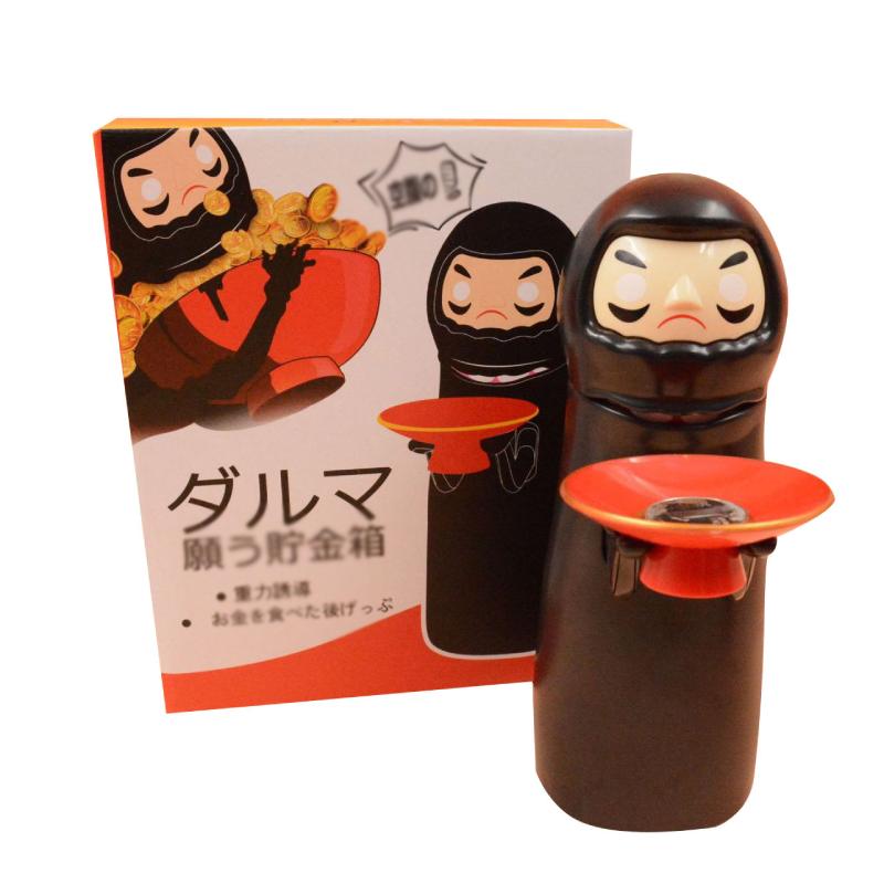 

Coin Bank Damour No Face Man Eat Coins Make Wish Electric Music Piggy Bank Gift