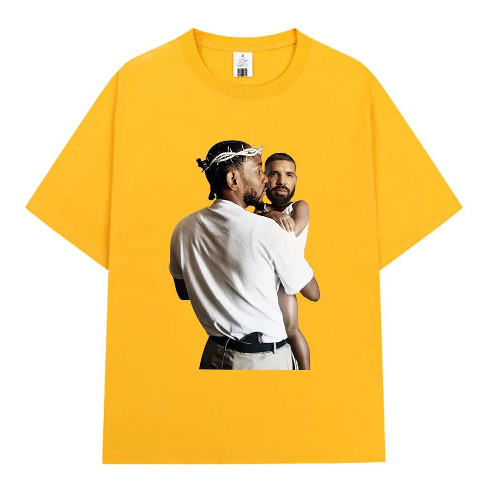 Hip Hop retro T-shirts, streetwear rapper Kendrick Lamar Drake funny T-shirts, Mr. Morale and The Big Steppers T-shirts