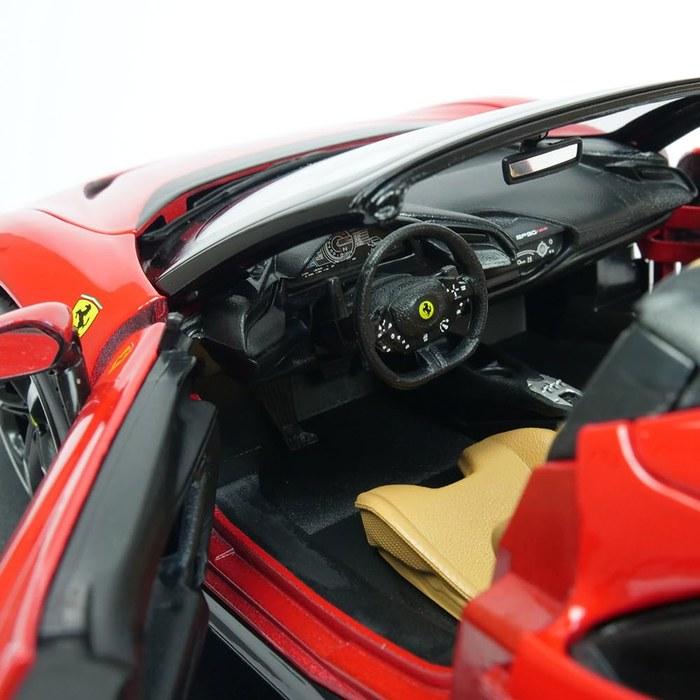Kyosho Bburago Ferrari SF90 Spider 1/18 Red Diecast Model Car