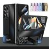 Matte PC Scharnier Volledige Bescherming Stand Case voor Samsung Galaxy Z Fold 8 Ultra / 7 6 5 4 3 Schokbestendige Cover met Scherm Glasfolie