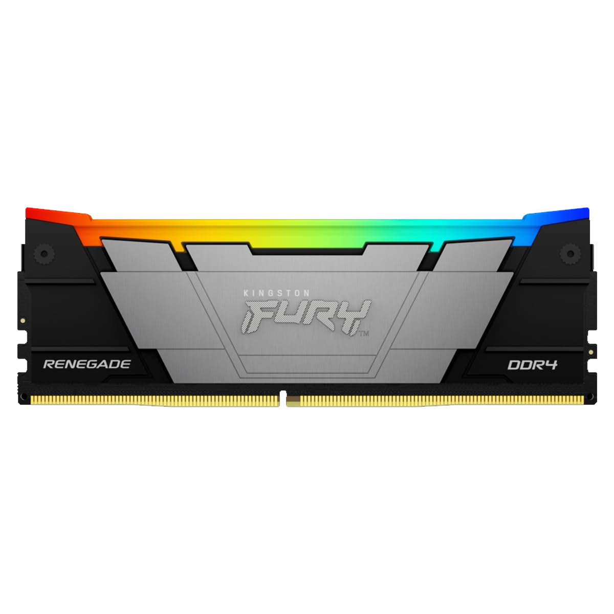

Kingston FURY Desktop PC DDR4 8GB x Kingston FURY Renegade RGB 2023 CL16 RGB Lifetime Warranty Memory, 3200MT/s, 1, Model, KF432C16RB2A/8, LED,