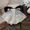 Sweet Bow Hair Clips for Girls White Floral Lace Decorative Barrette New Product Hair Accessories