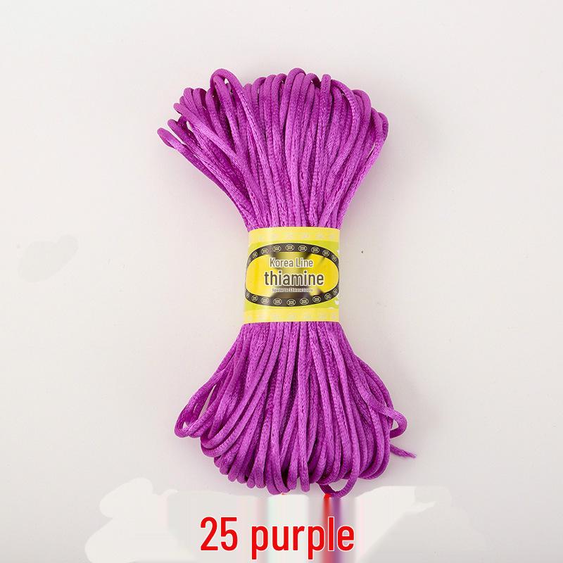 Korean Jade and Chinese Knot Weaving Cord - 20 Meters (No. 5 & No. 7)
