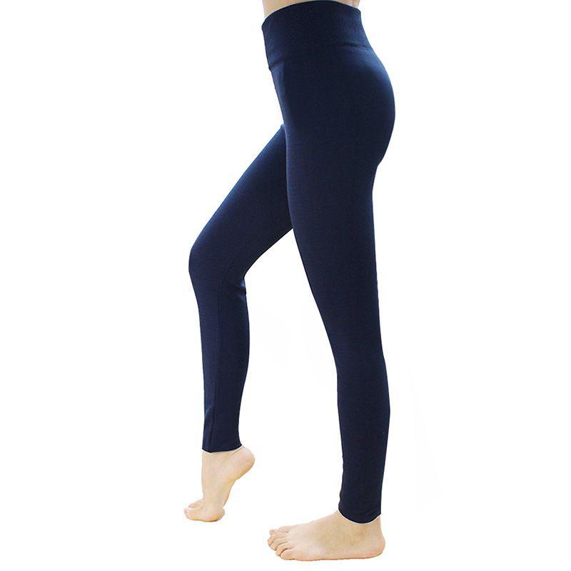 Fleece Lined Leggings For Women Winter Thermal Full Length High Waisted Supportive Pants