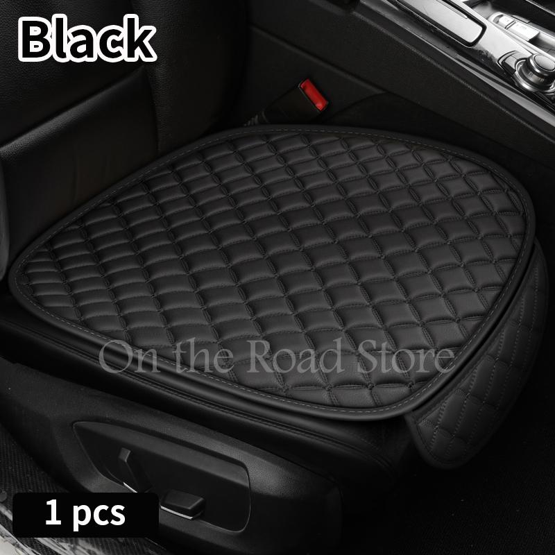 PU Leather Car Seat Cover Universal Auto Chair Front Rear Back Waterproof Cushion Protector Four Season Accessories Interior