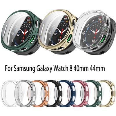Husă Carcasă Complet Protectoare Pentru Samsung Galaxy Watch 8 40mm 44mm Accesorii Smartwatch Carcase Cadru TPU Protecție Ecran