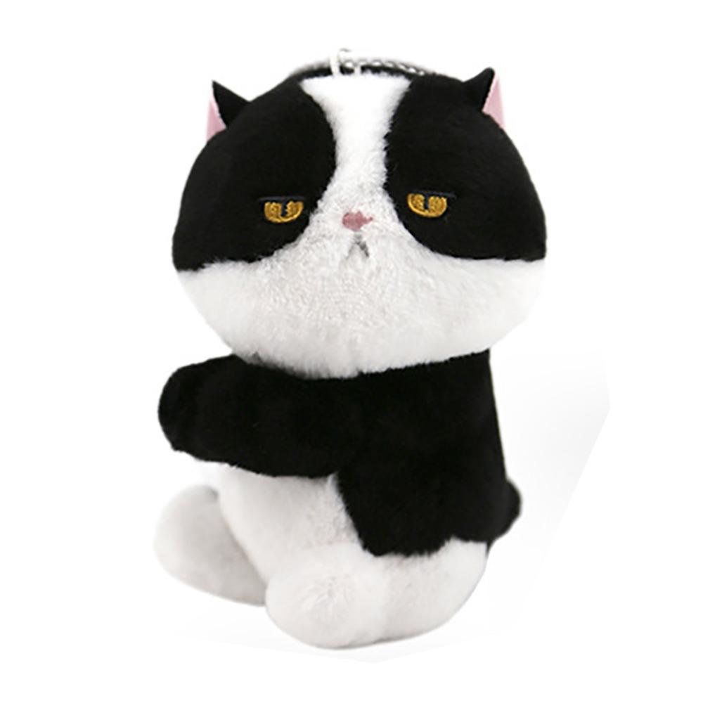 Portable Plush Keychain Cat Cartoon Keyring Plush Doll