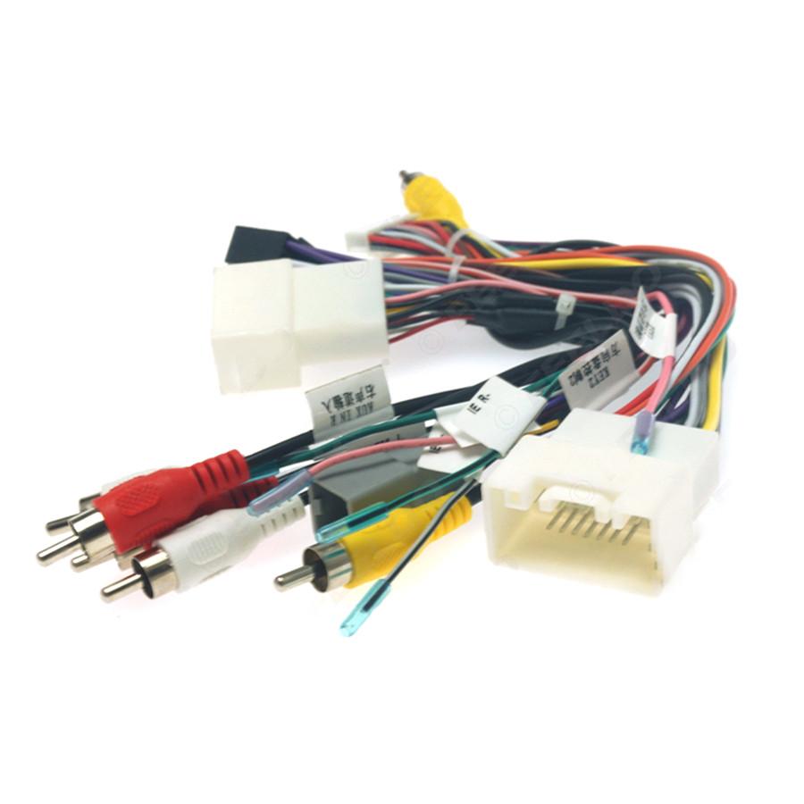 16Pin Car Stereo Audio Wiring Harness W/Canbus Box For Mitsubishi Pajero 2018-20