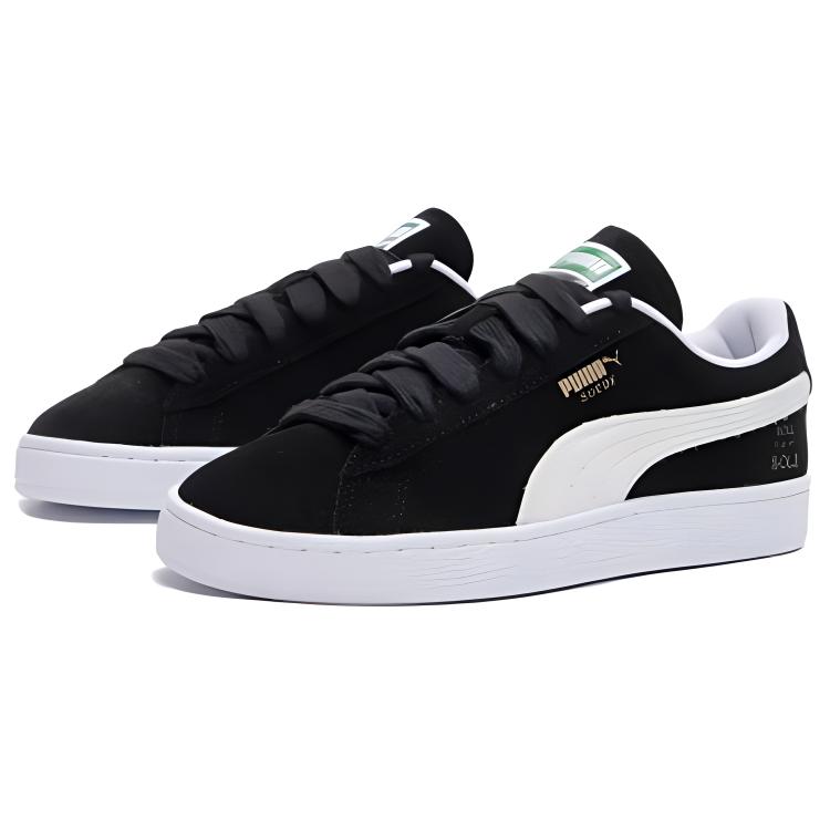 New PUMA Suede Forever Dance Low Top Skateboard Shoes Unisex Black 399103-01