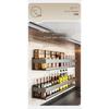 Gun Gray Kitchen Storage Rack Seasoning Rack Free Storage Can Wall Mounted Multifunctional Seasoning Rack