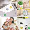 Cartoon Bastel Belohnungs Anreize Aufkleber Oster-Thema Cartoon Scrapbooking Aufkleber Klarer Druck Feiertags-Aufkleber für Kinder