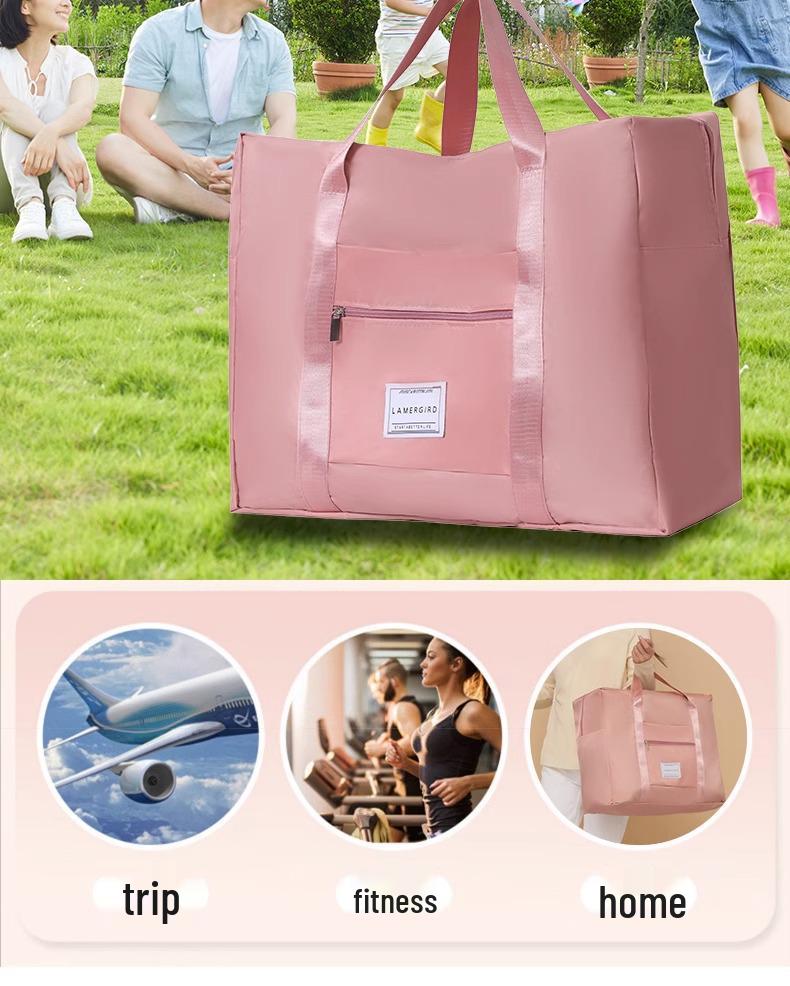 Foldable Travel Duffel: Large Capacity Crossbody Bag for Business Trips