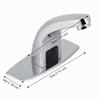 Battery Operated Infrared Faucet PVD Plating Automatic  Faucet  Bathroom Sink