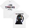 The Weeknd After Hours Til Dawn Europatournee 2026 T-Shirts Herrenbekleidung Mode Hip Hop Stil T-Shirt Übergroßes Baumwoll-T-Shirt