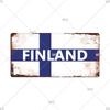 National Flag License Plate 6x12Inch Home Signs Metal Vintage Tin Sign Garage Bar Wall Signs Decor Patriots Best Gift Dustproof