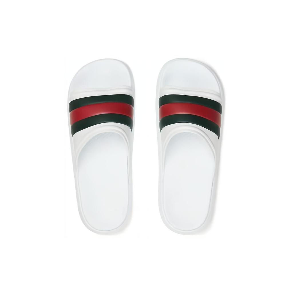 Gucci Web Slide Sandal 'White Green Red' 780286 J8700 9032
