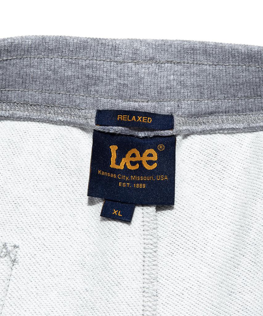 LEE One-Pleat Wide Sweatpants Gray