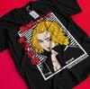 Tokyo Revengers T-Shirt Manjiro Sano Shirt Takemichi Hanagaki Tshirt Ken Hakkai AA52