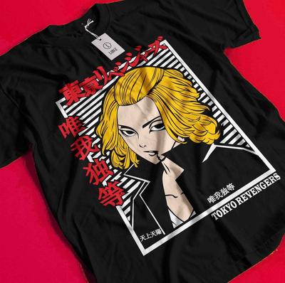 Tokyo Revengers T-Shirt Manjiro Sano Shirt Takemichi Hanagaki T-Shirt Ken Hakkai AA52