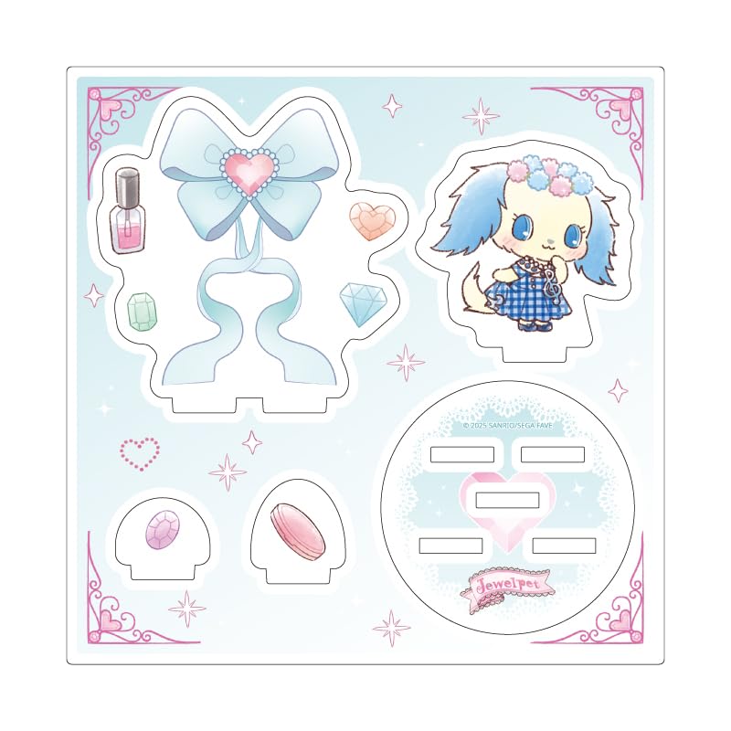 Jewelpet 02 Сапфи [Иллюстрация Graph Art] Акриловая подставка