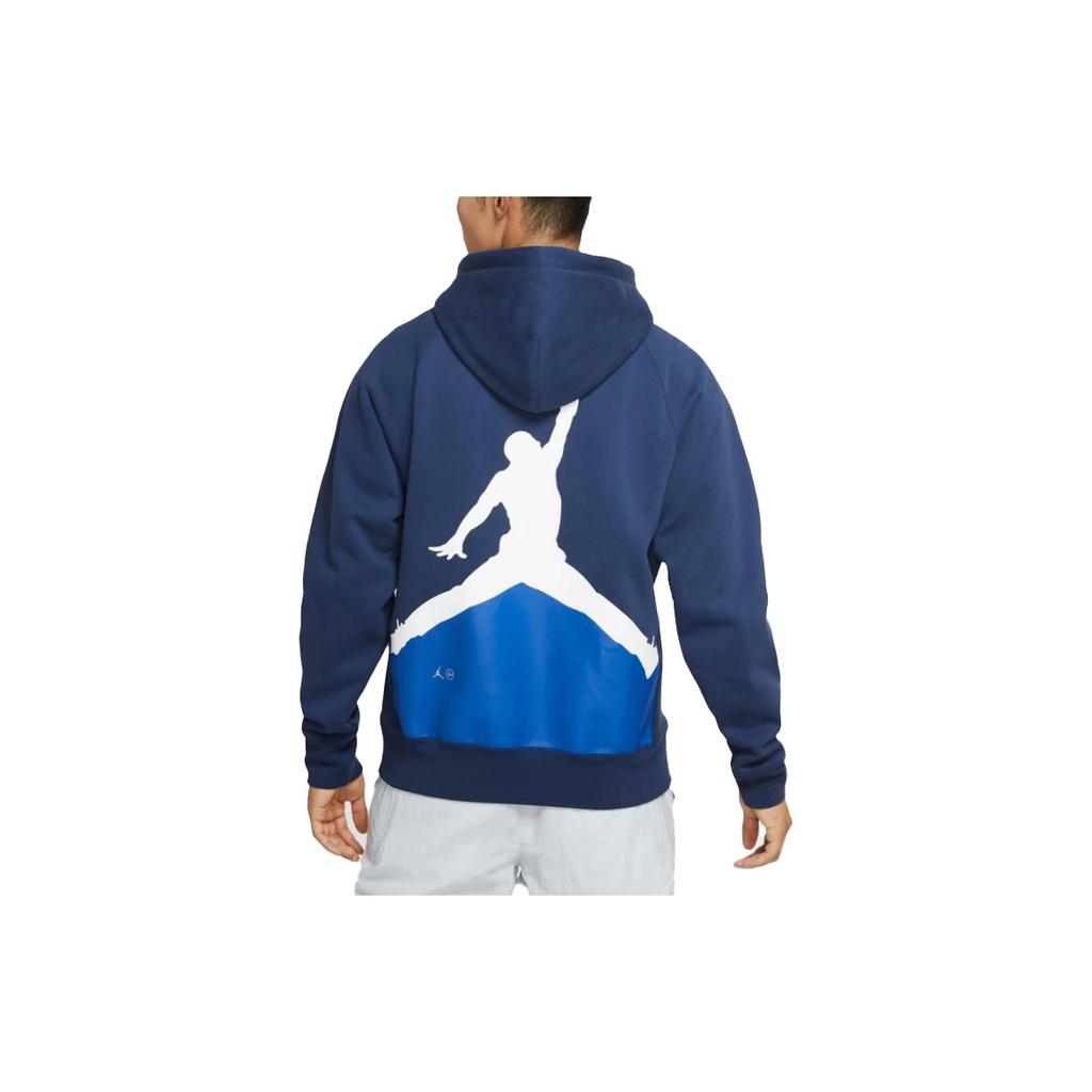Air Jordan X Fragment Pullover Hoodie Navy/Sport Royal/White Men Tops Blue DA2983-414