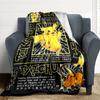 1pz Pikachu, Coperta Pokémon Morbida Calda per Tutte le Stagioni per Divano, Letto, Auto, Ufficio Design Vivace Colorato, Regalo Durevole & Accogliente