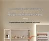 Rounded Corner Bathroom Vanity with Integrated Basin and Aluminum Cabinet