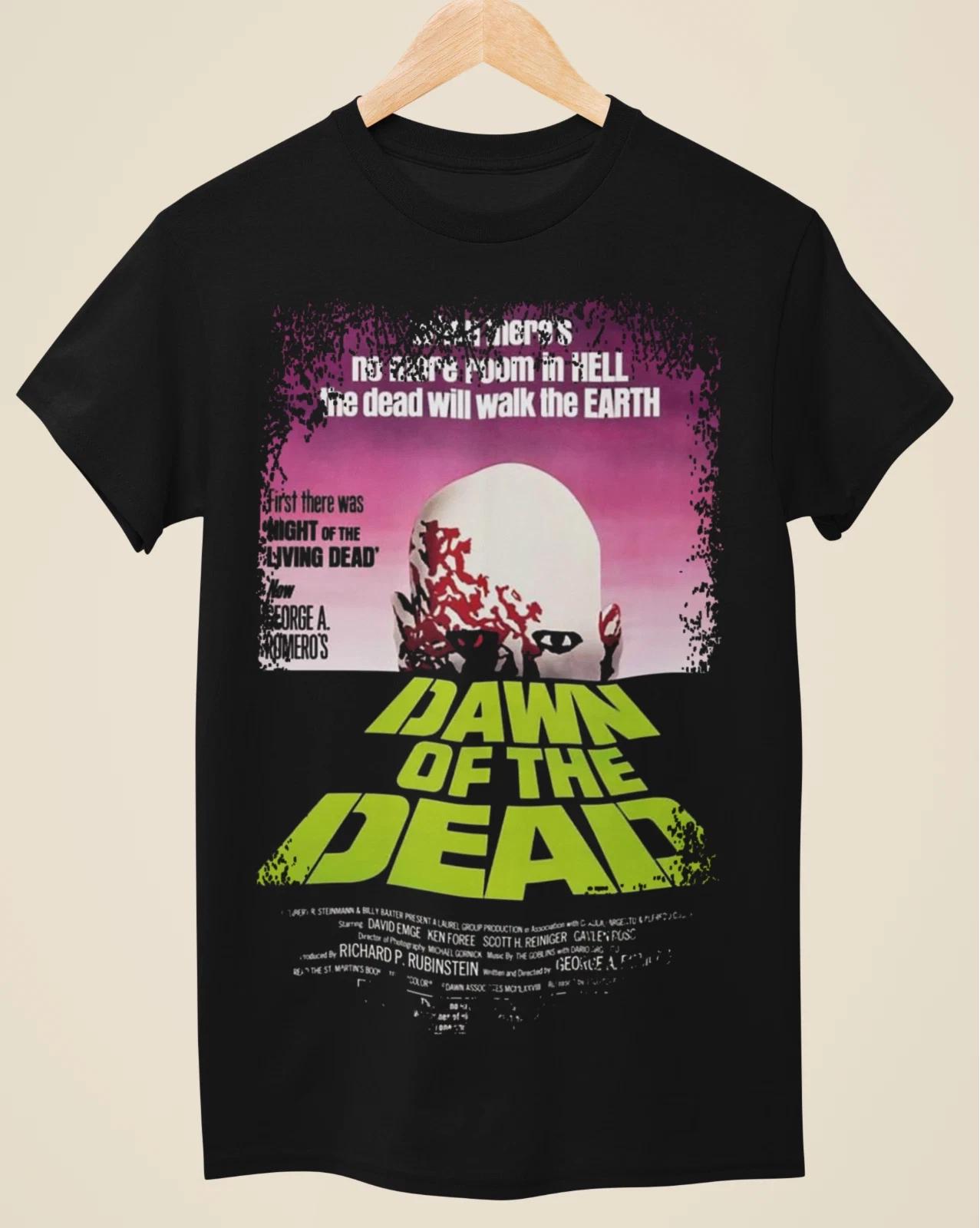 Dawn of the Dead - Movie Poster Inspired Unisex Black T-shirt M