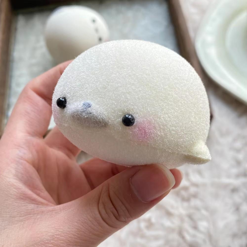 Mochi Funny Taba Squishynew Soft Plush Seal Cute Mini Seal Girl Birthday Gift Fidgety Sensory Kids Toy Pendant Chick Doll