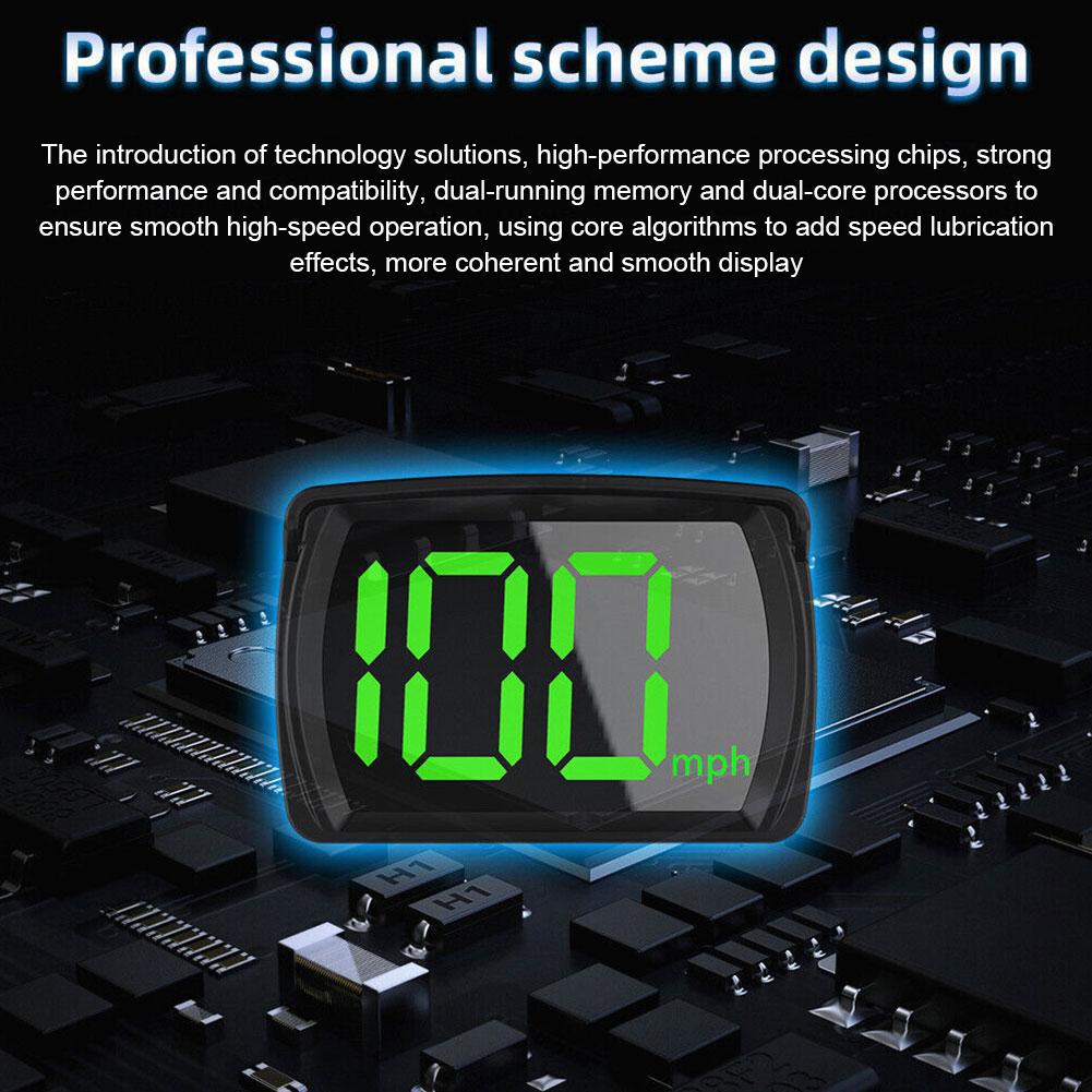 Car -up Display Universal Gps Satellite Speedometer Usb Auto 0 Black Consumption Abs Accessories Power Supply Power U2n6