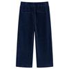 Pantalons pour enfants velours côtelé bleu marine 92/104/116/128/140