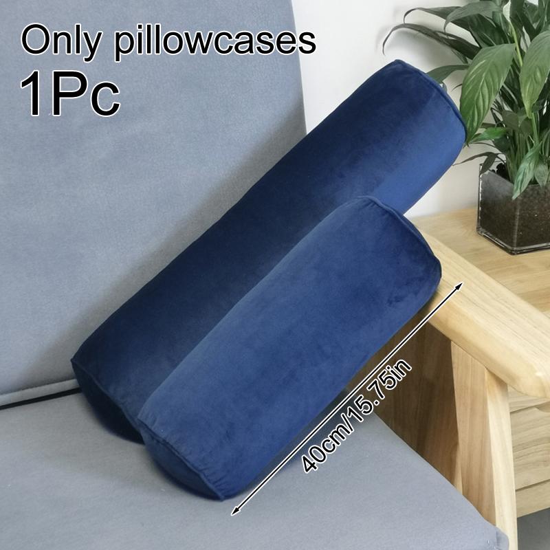 

1 шт цилиндр 15*40 см круглый длинный с молнией для спа массажный валик наволочка бархатная шейная наволочка 15*15*40cm