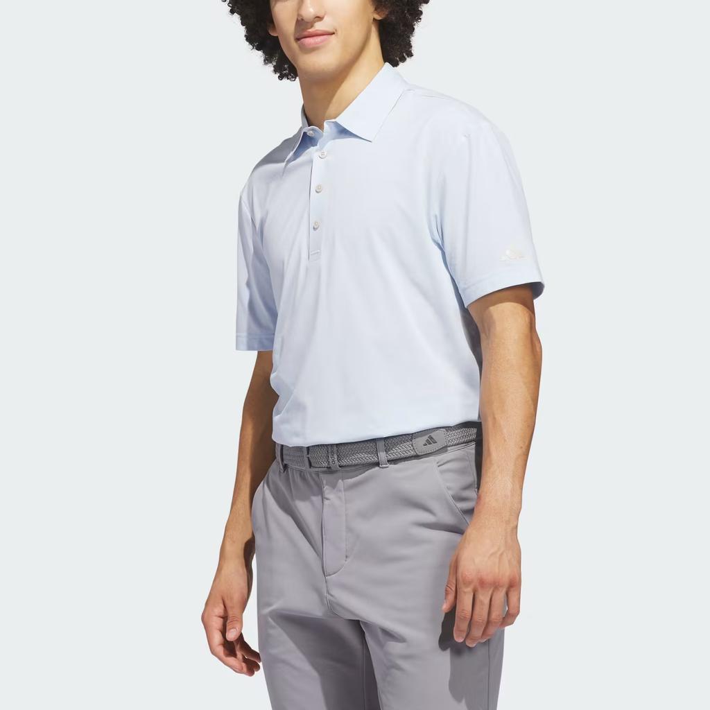 Adidas Ultimate365 Breathable Solid Color Button Short Sleeve Polo Shirt Men tops KA8734