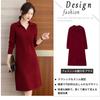 BaiFuFen Long Knit Spring Sweater Dress Women's Dress, Autumn/Winter, Sleeve, Elegant, Slimming, Knee-Length, Dress,