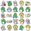 50 Little Dinosaur Graffiti Stickers - Cute Hand-Drawn Expressions for Phone and Water Bottle Decoration