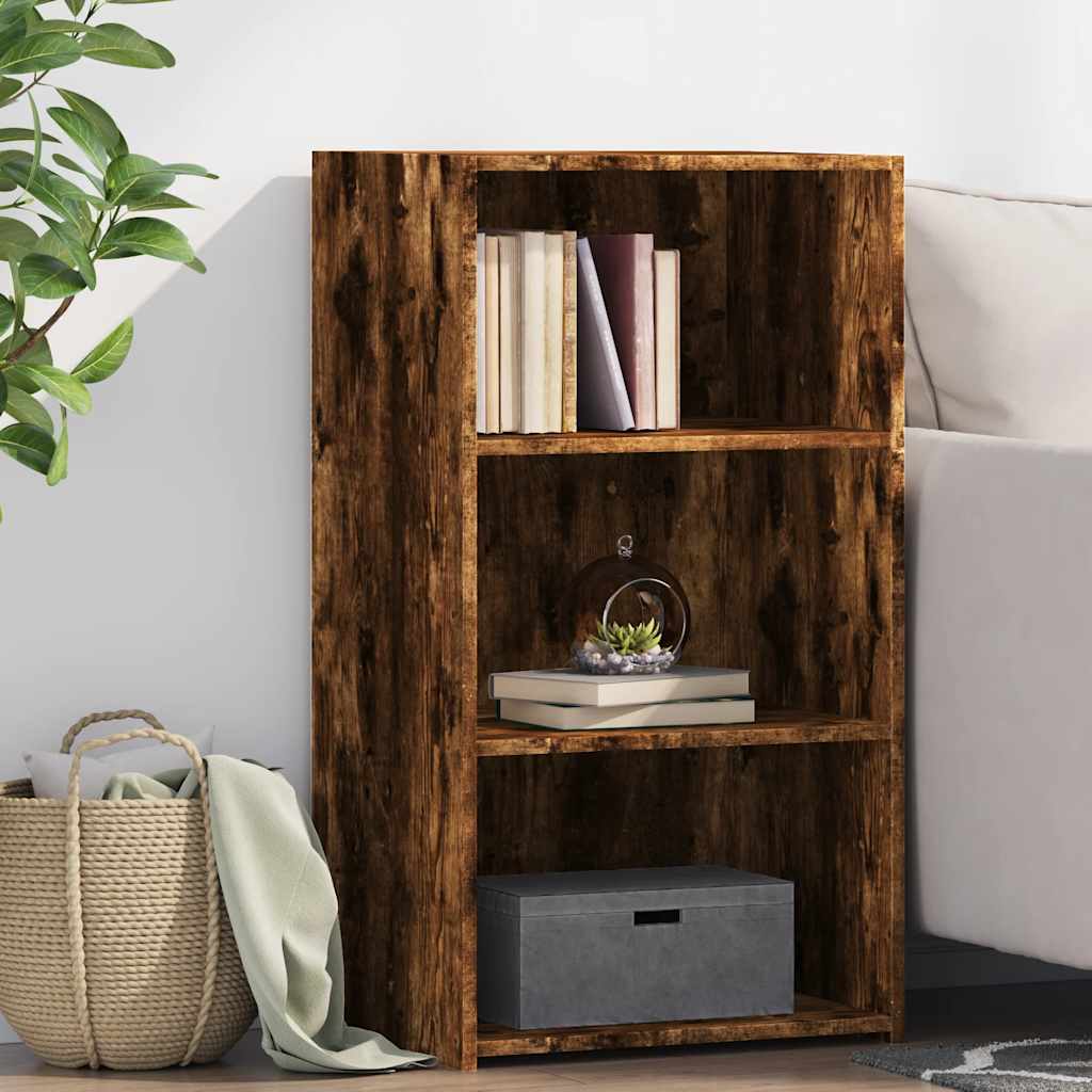 Sideboard Smoked Oak 50x41x93 cm Wood Based Material