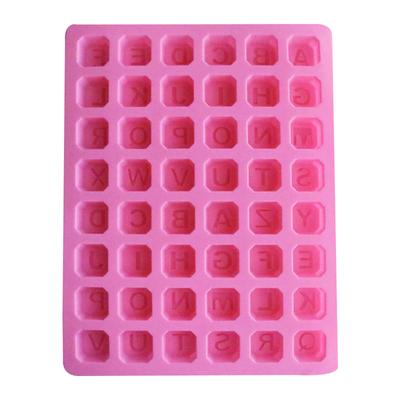 Angielskie Litery Fondant Ciasto Dekoracyjne Silikonowe DIY Forma Kostkarka do Lodu Narzędzie do Robienia Mydła