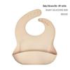 Bavaglino Impermeabile in Silicone per Bambini - Resistente alle Macchie, Tasca Raccogli Cibo Inclusa, Personalizzabile con LOGO.