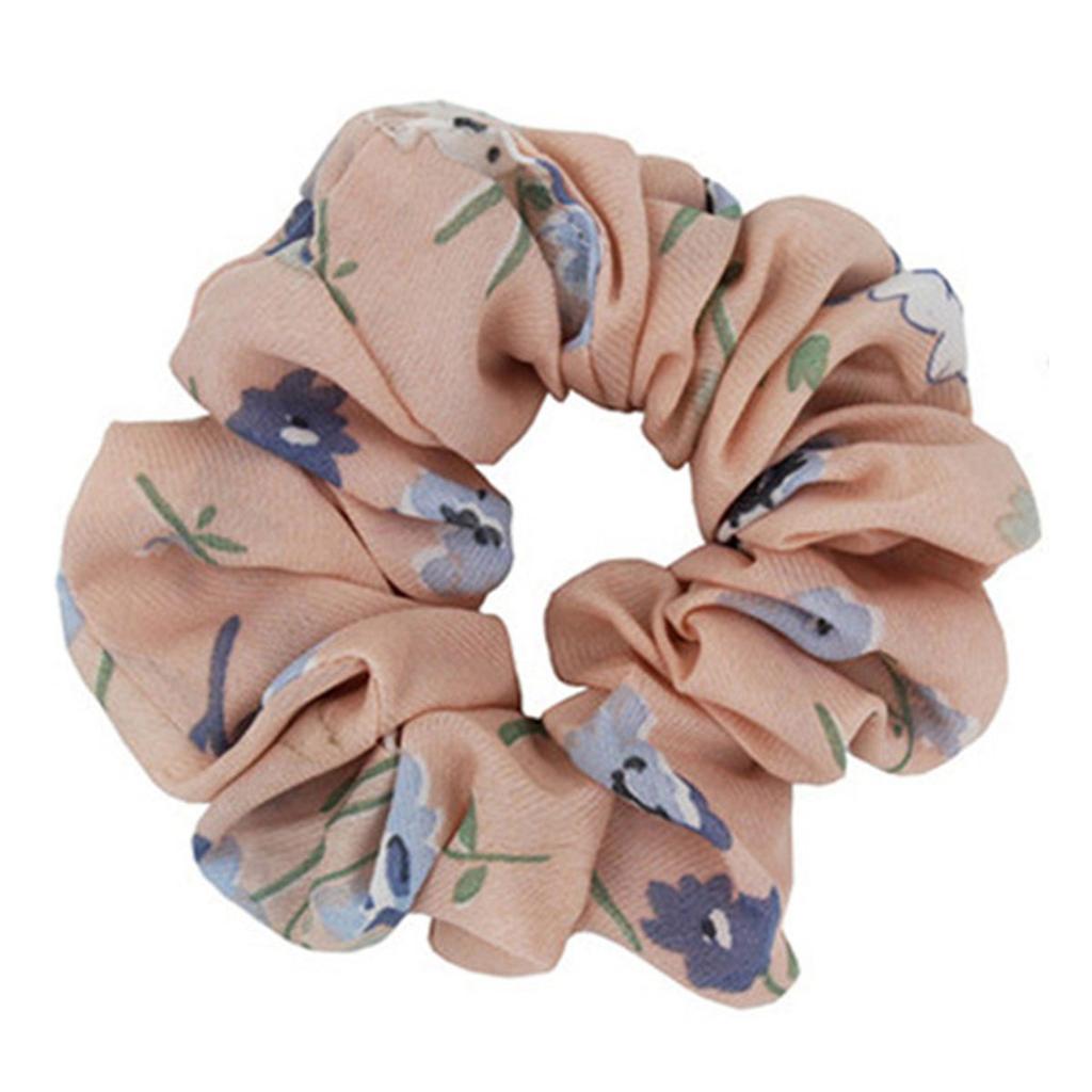 4Pcs Flower Hair Scrunchies Daisy Reusable Elastic Hair Bands Scrunchy for Campus Home Party Travel