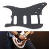 Plastic Guitar Pickguard 11 Mounting Holes 3 Layer HSS Scratch Guard Plate Replacement for ST Electr