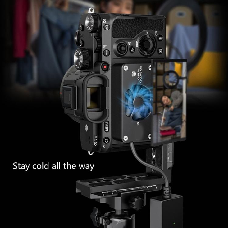 High Performances Camera Cooling Fan Accessory For A7M3/A7R3/A7R4A1 Cameras Ensuring Optimals Shoot Conditions