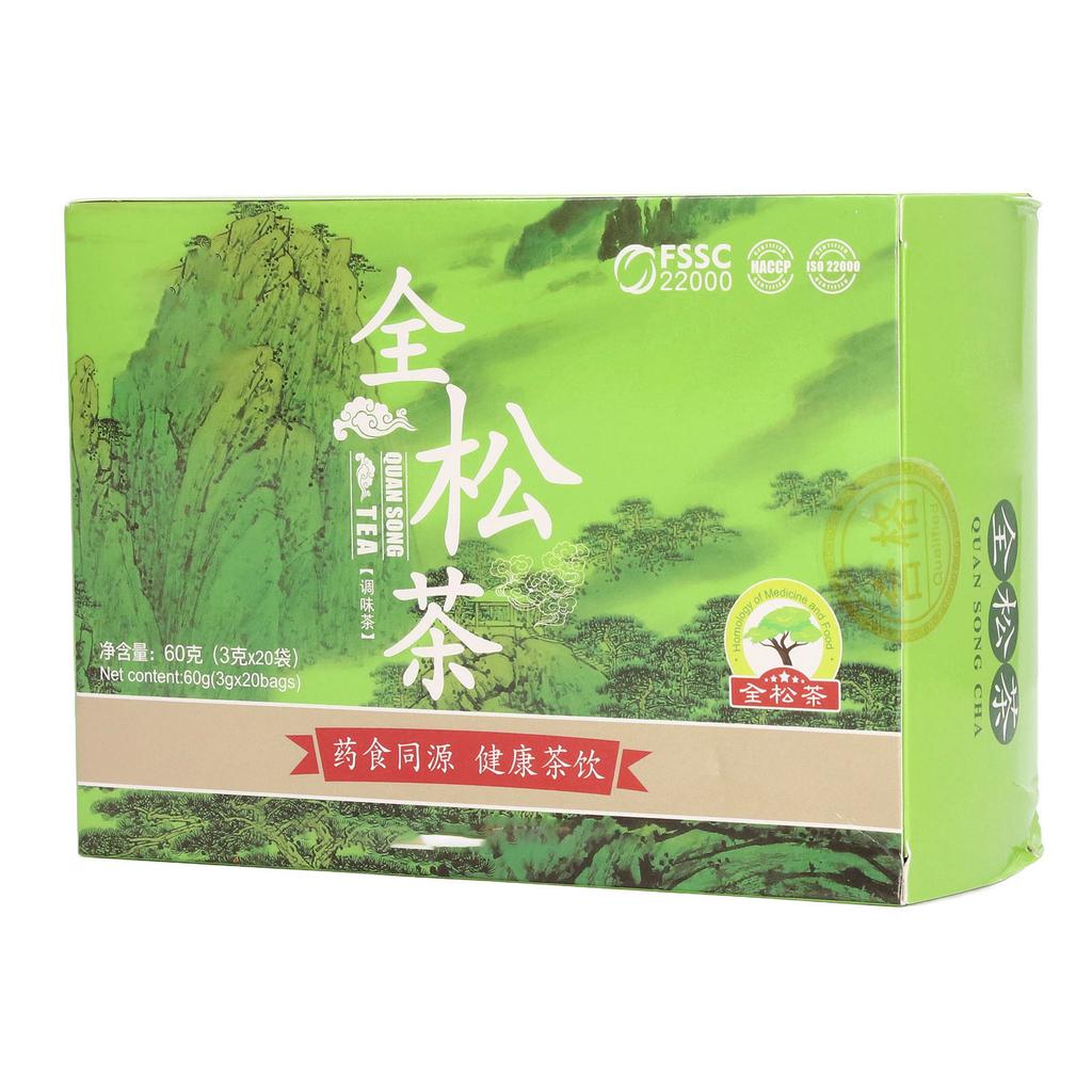 20 stk Urtete-poser Brygging av te Furu pollen Slankende tepose for kvinner 3g per pakke